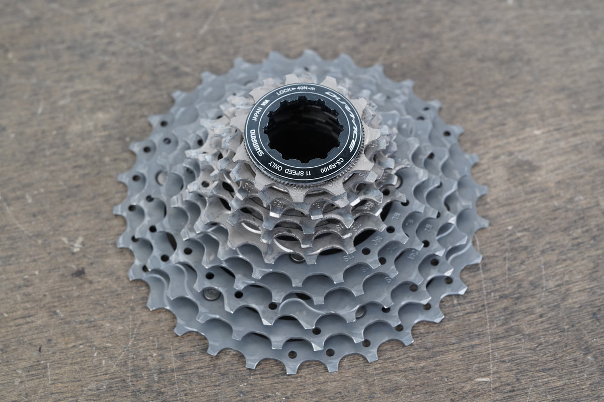 11-30T Shimano Dura-Ace CS-R9100 11 Speed Road Cassette 205g 9100