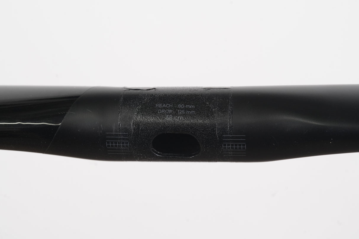 38cm Black Inc. Carbon Compact Road Handlebar 31.8mm