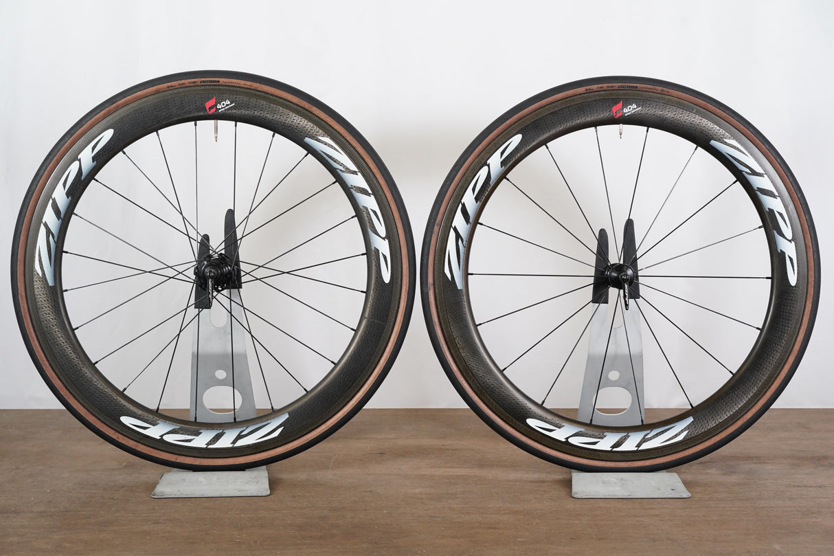 Zipp 404 Firestrike Carbon Clincher Rim Brake Wheelset Campagnolo 11 Speed