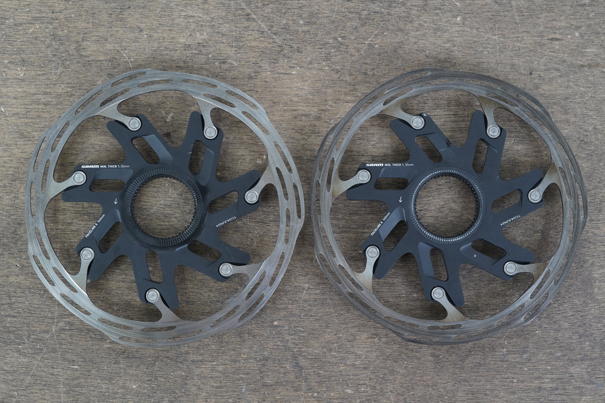 (2) 160mm SRAM PaceLine X RT-PLN-X-A1 Center Lock Disc Brake Rotors *Latest Model*