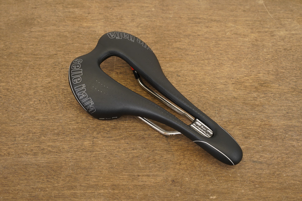 140mm Selle Italia SLR Superflow Titanium 316 Rail Road Saddle 186