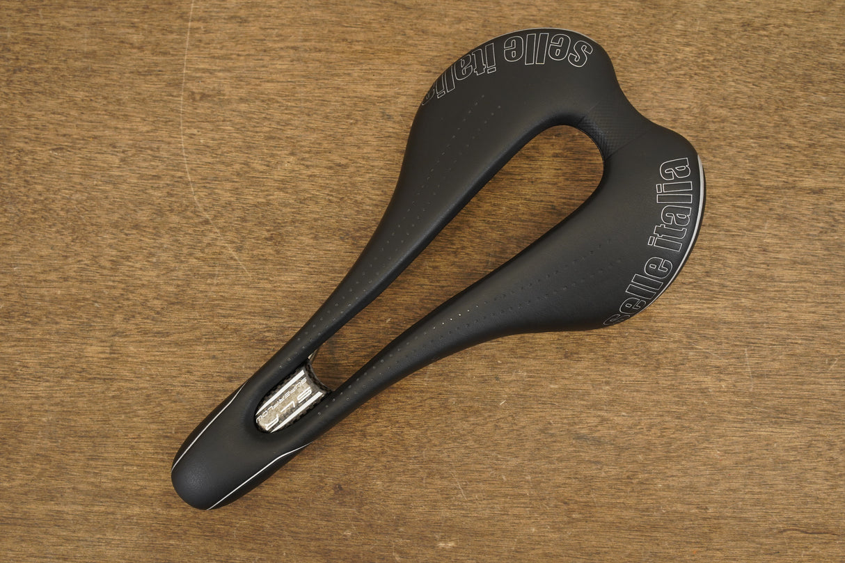 140mm Selle Italia SLR Superflow Titanium 316 Rail Road Saddle 186