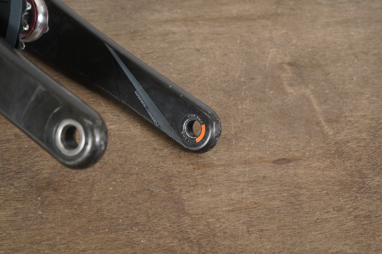 177.5mm 50/34T GXP Quarq Elsa Carbon Power Meter Road Crankset