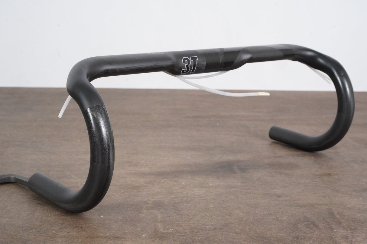 42cm 3T Tornova Team Stealth Carbon Traditional Bend Road Handlebar 31.8mm