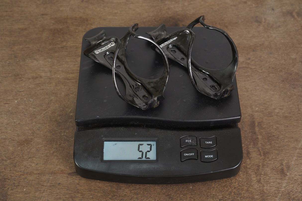 (2) Arundel Mandible Carbon Water Bottle Cages 52g