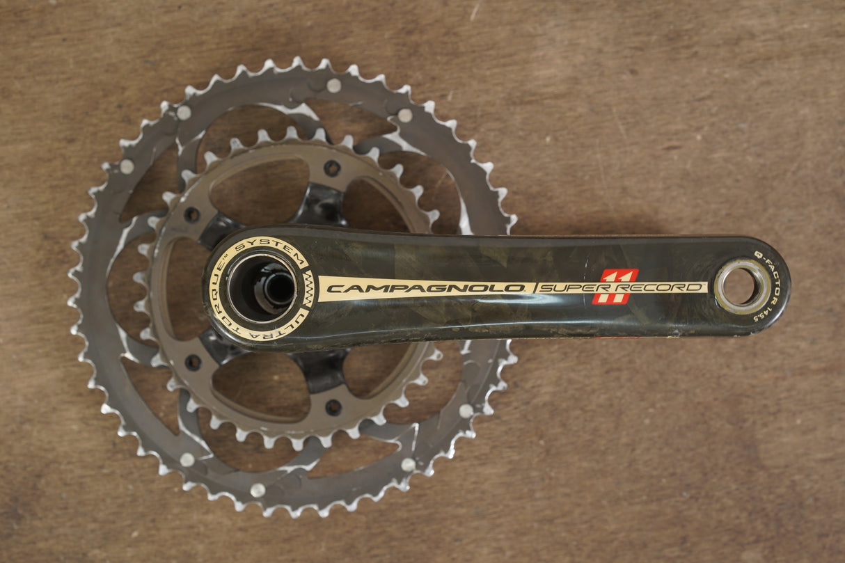 172.5mm 50/34T Campagnolo Super Record 11 Speed Carbon Crankset