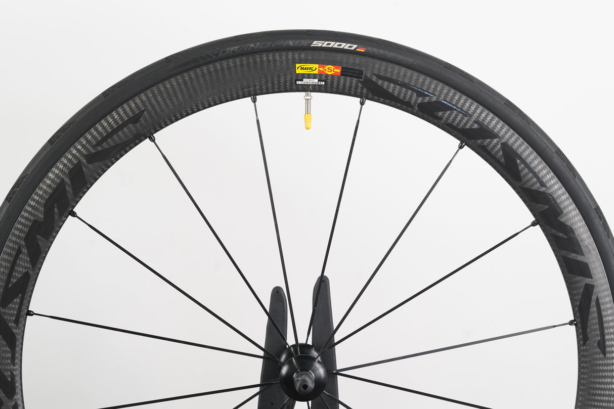 Mavic Cosmic Carbone 40 Carbon Clincher Rim Brake Wheelset 11 Speed