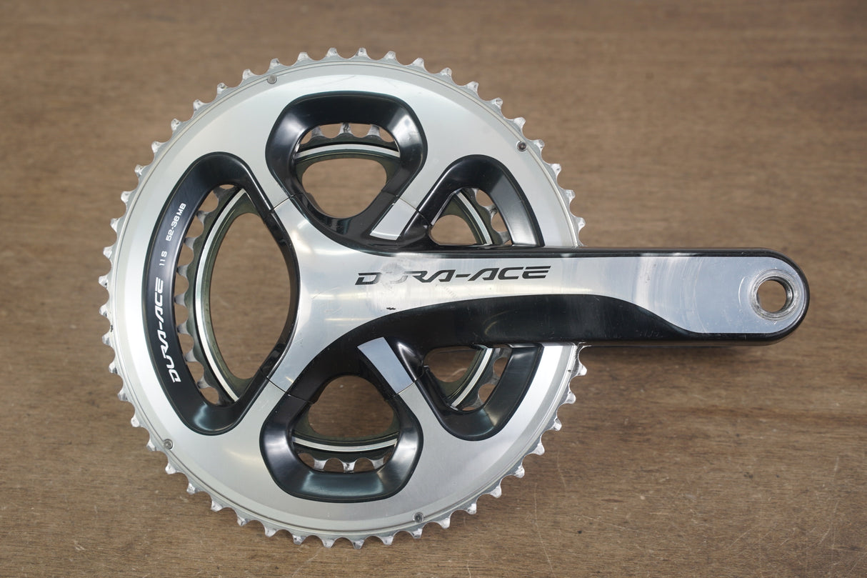 175mm 52/36T Shimano Dura-Ace FC-9000 11 Speed Crankset 9000