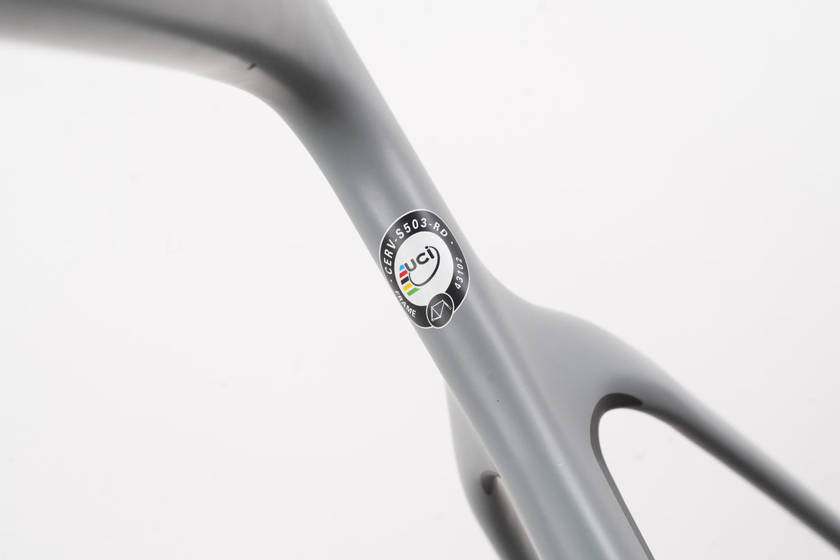 2021 56cm Cervelo S5 Carbon Aero Disc Brake Road Frameset + Cockpit