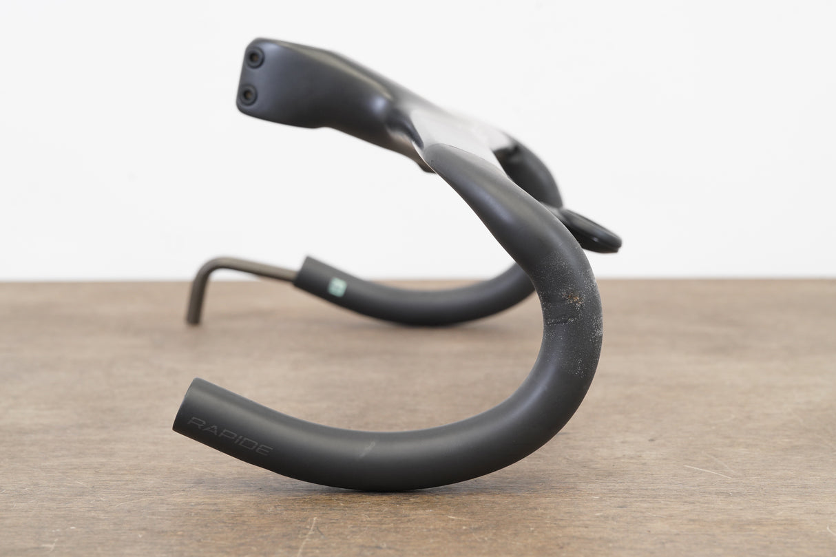 38cm 90mm Roval Rapide Carbon Integrated Barstem Handlebar + Mount 1 1/8"