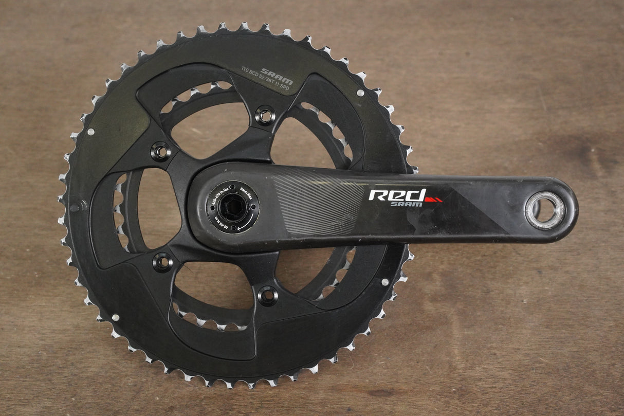 172.5mm 52/36T BB30 SRAM Red 22 Carbon Road Crankset