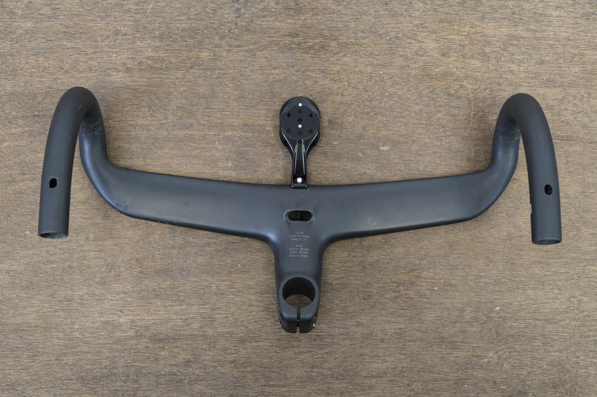 38cm 90mm Roval Rapide Carbon Integrated Barstem Handlebar + Mount 1 1/8"