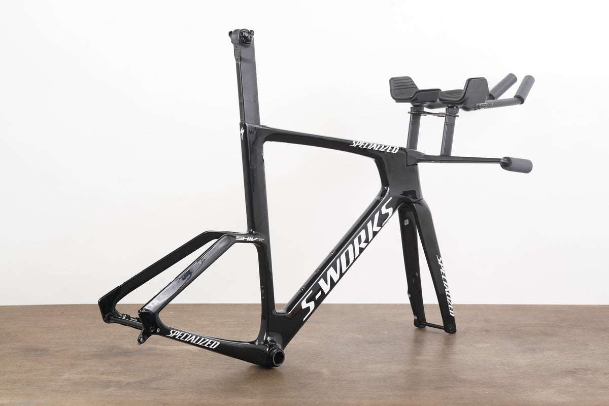 2021 L (Large) Specialized S-WORKS SHIV Carbon Disc TT Frameset + Cockpit