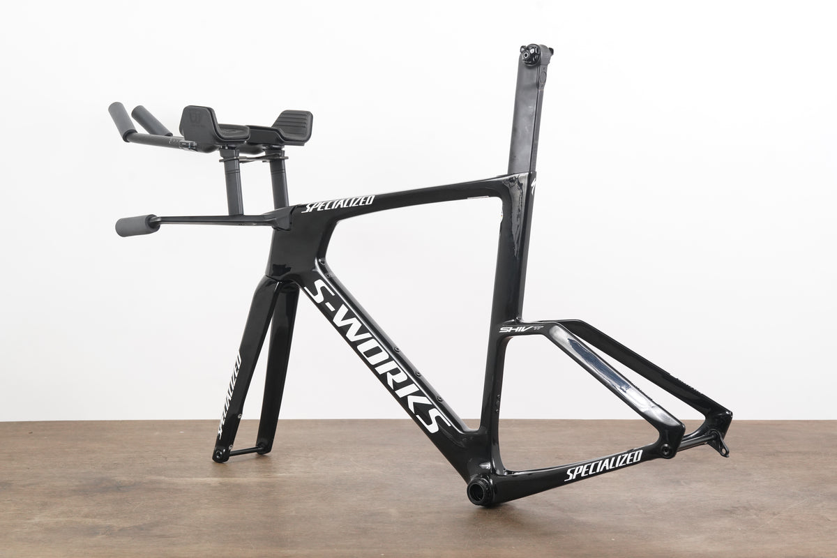 2021 L (Large) Specialized S-WORKS SHIV Carbon Disc TT Frameset + Cockpit