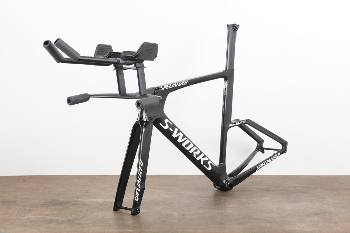 2021 L (Large) Specialized S-WORKS SHIV Carbon Disc TT Frameset + Cockpit