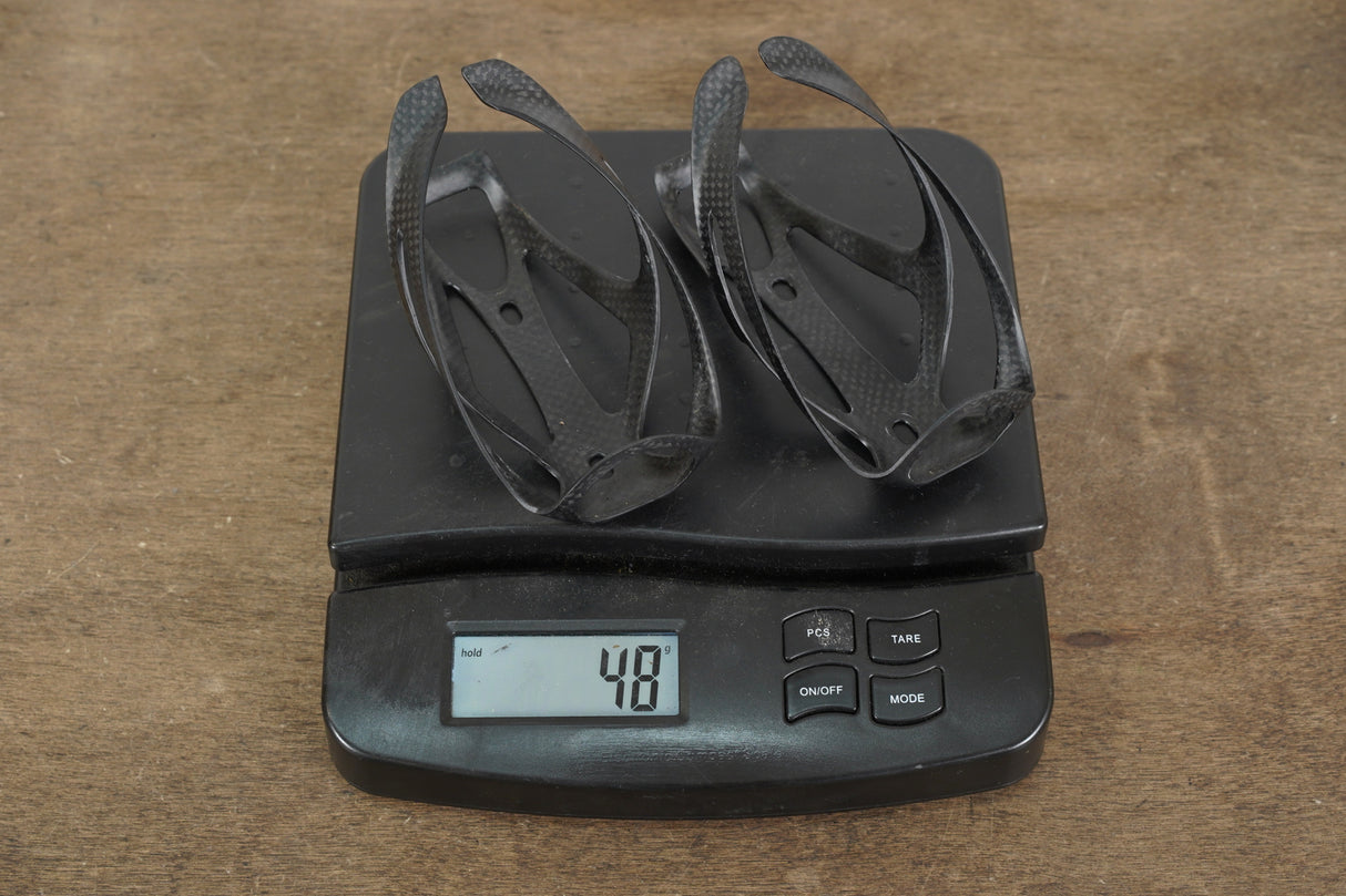 (2) Carbon Water Bottle Cages 48g