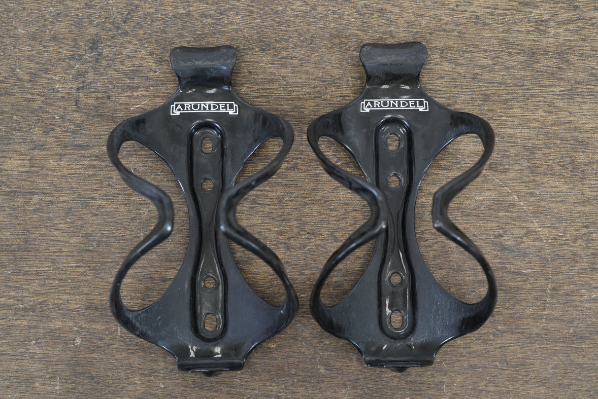 (2) Arundel Mandible Carbon Water Bottle Cages 52g