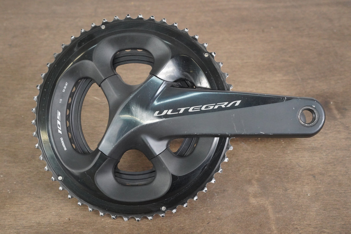 172.5mm 52/36T Shimano Ultegra FC-R8000 11 Speed Crankset 8000