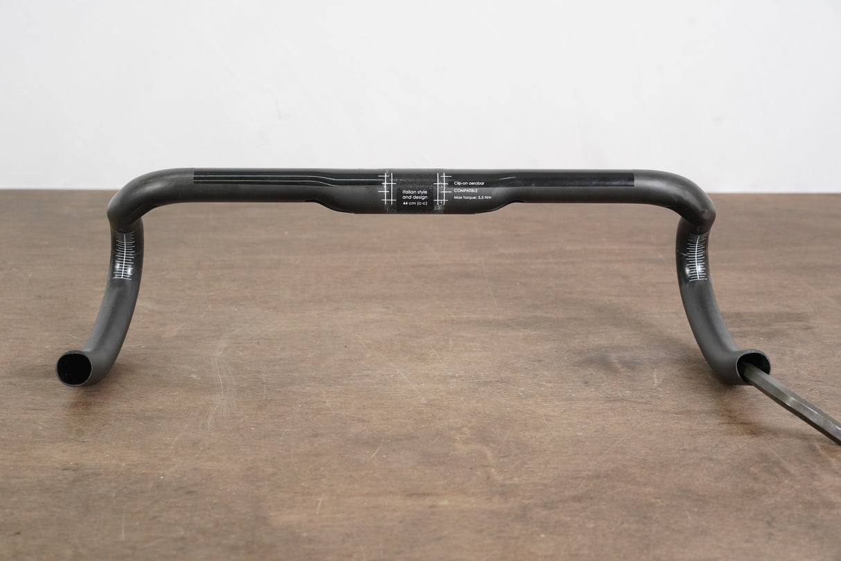 44cm 3T Ergonova Team Stealth Carbon Compact Road Handlebar 31.8mm