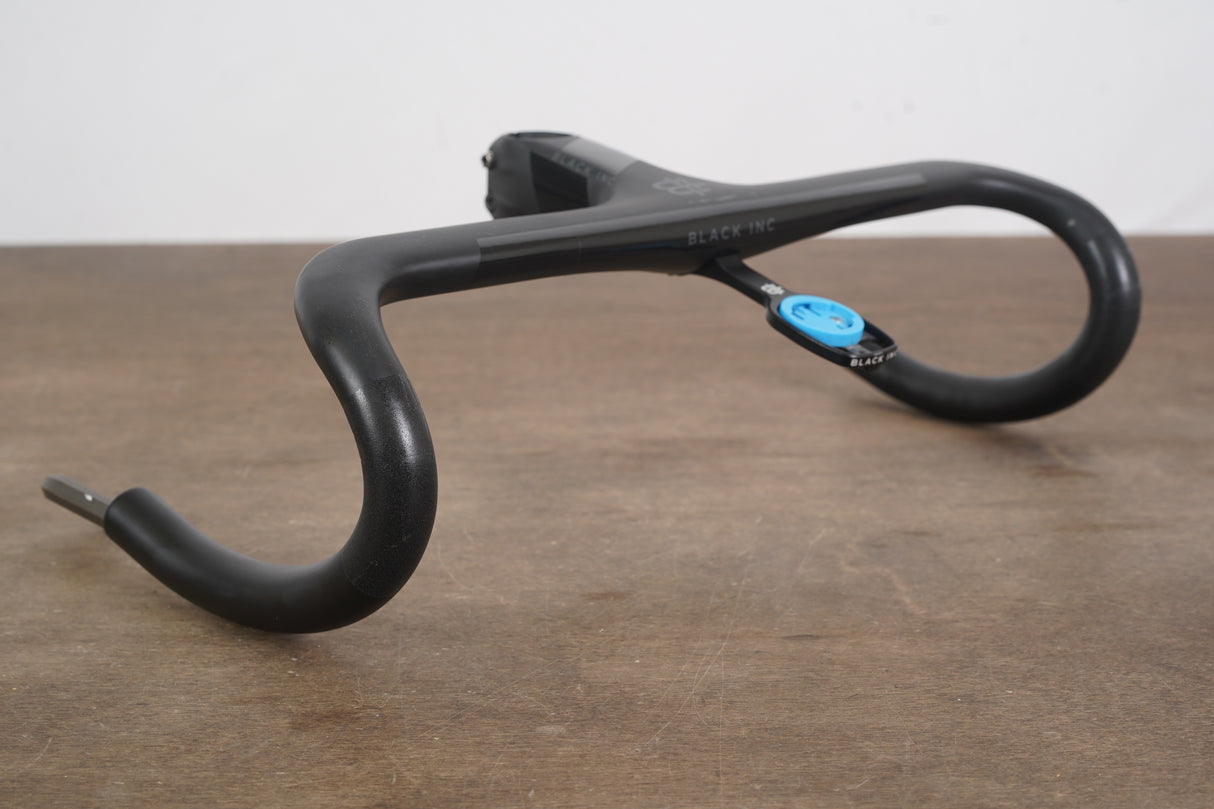 42cm 100mm -6 Degree Black Inc. Carbon Barstem Handlebar + Mount 1 1/8"