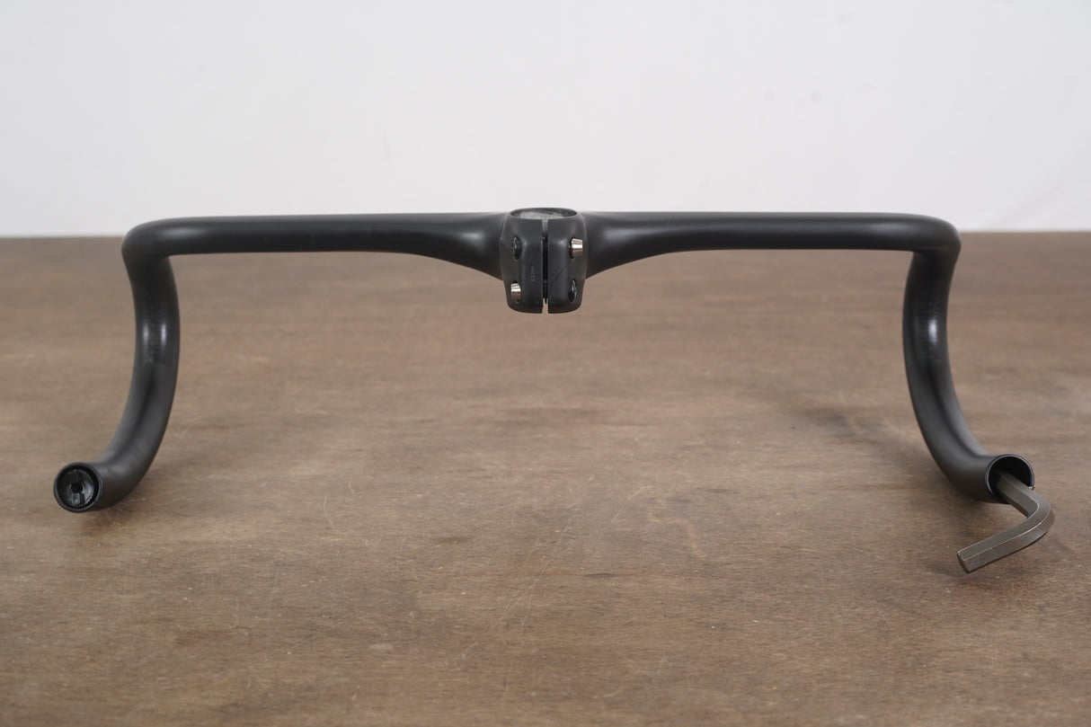 42cm 100mm -6 Degree Black Inc. Carbon Barstem Handlebar + Mount 1 1/8"