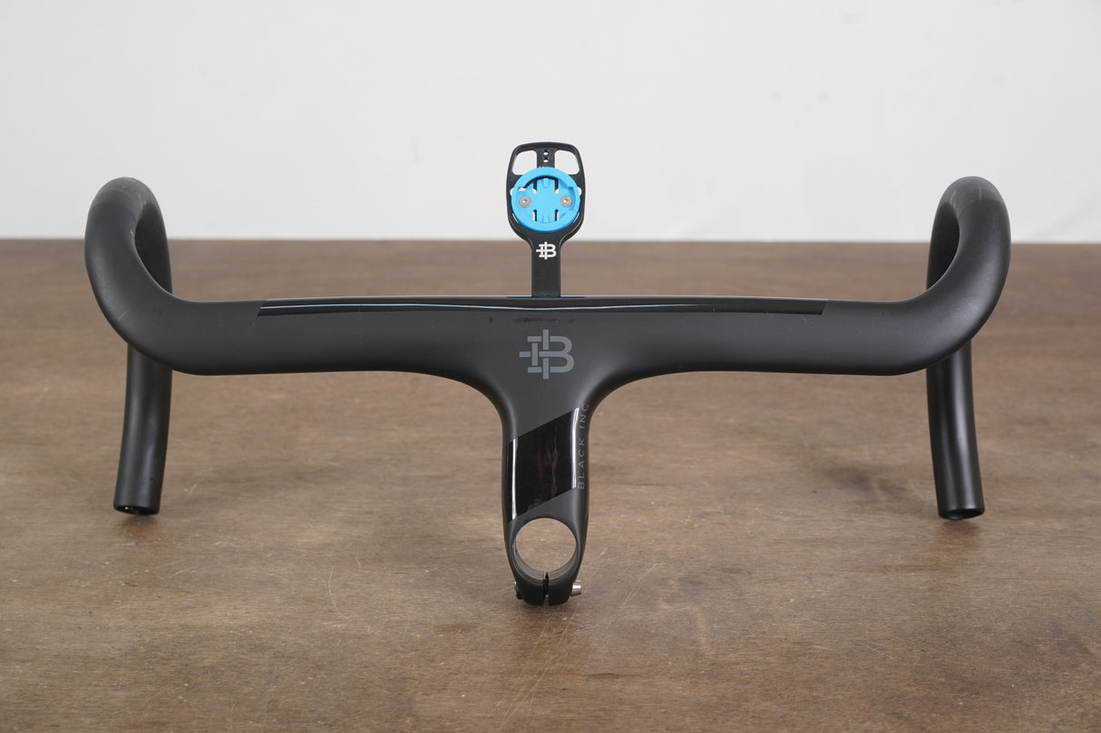 42cm 100mm -6 Degree Black Inc. Carbon Barstem Handlebar + Mount 1 1/8"