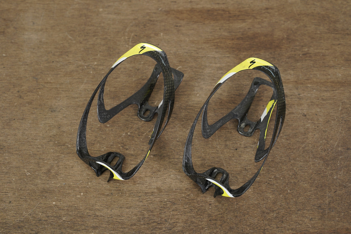 (2) Specialized S-WORKS Rib Cage II Carbon Water Bottle Cages 43g