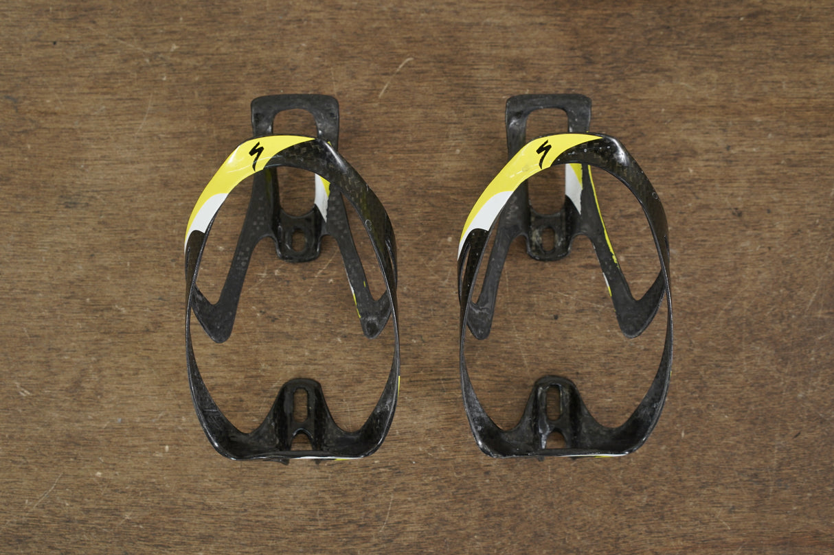 (2) Specialized S-WORKS Rib Cage II Carbon Water Bottle Cages 43g