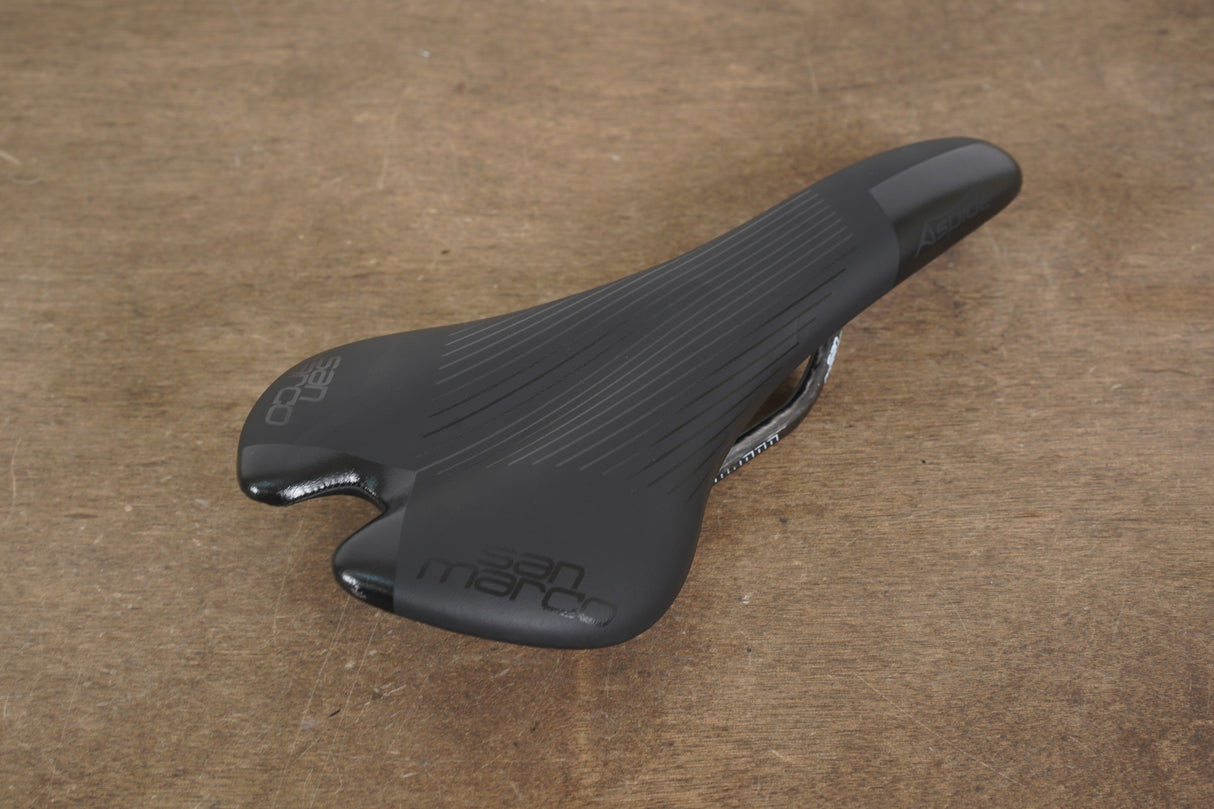 135mm Selle San Marco Aspide FX Full-Fit Carbon Rail Road Saddle 142g