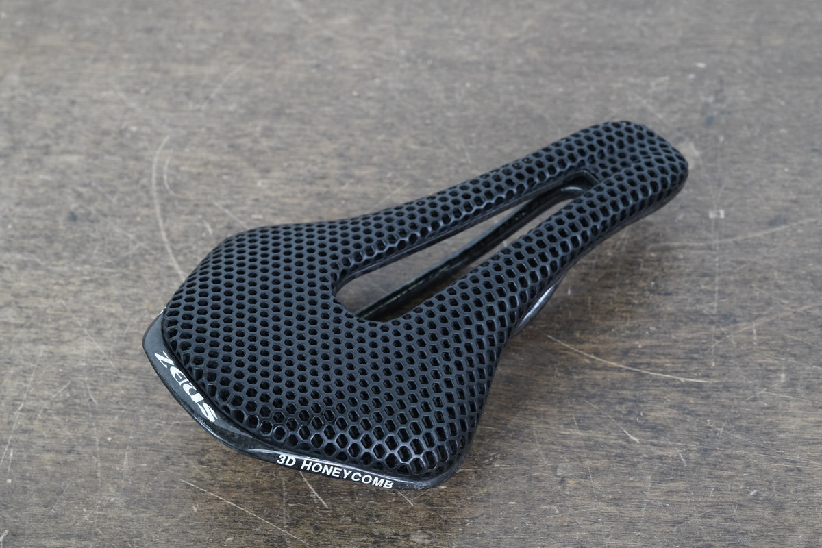 150mm Zeus 3D Honeycomb Carbon Road Saddle 160g