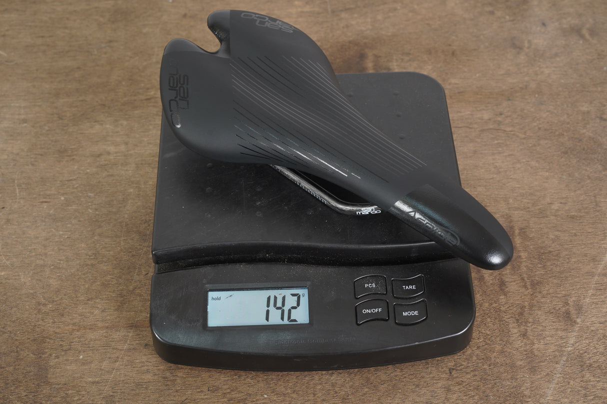 135mm Selle San Marco Aspide FX Full-Fit Carbon Rail Road Saddle 142g