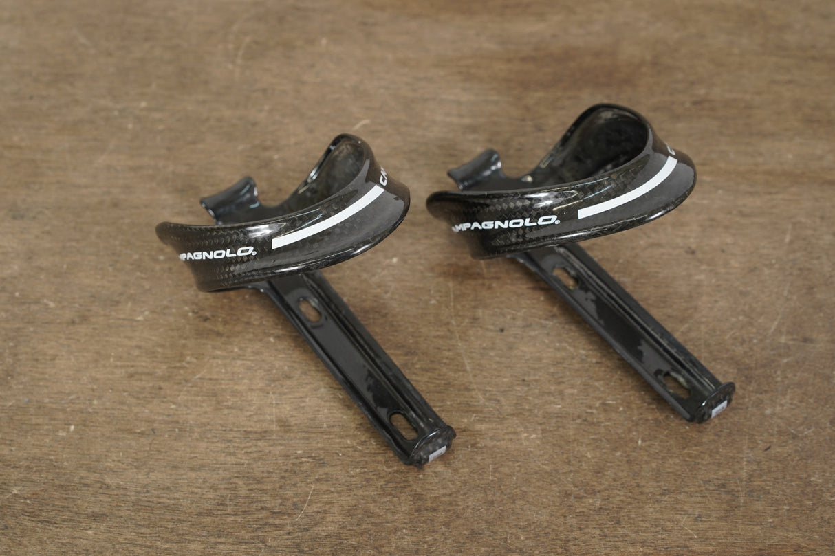 (2) Campagnolo Super Record Carbon Water Bottle Cages 48g
