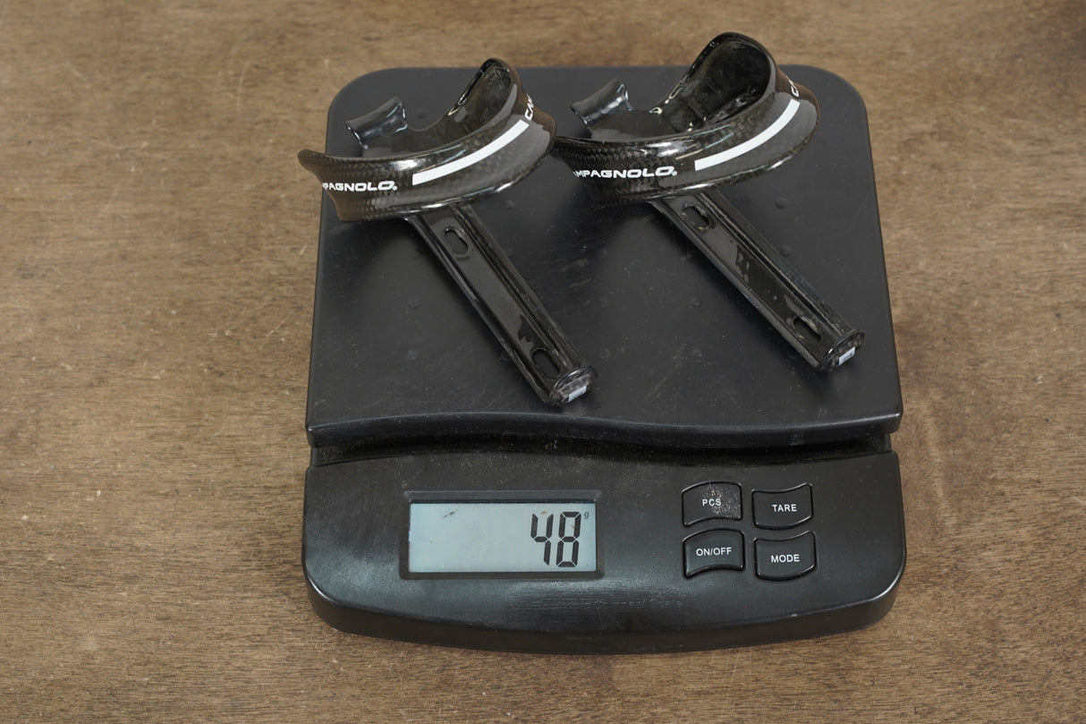 (2) Campagnolo Super Record Carbon Water Bottle Cages 48g