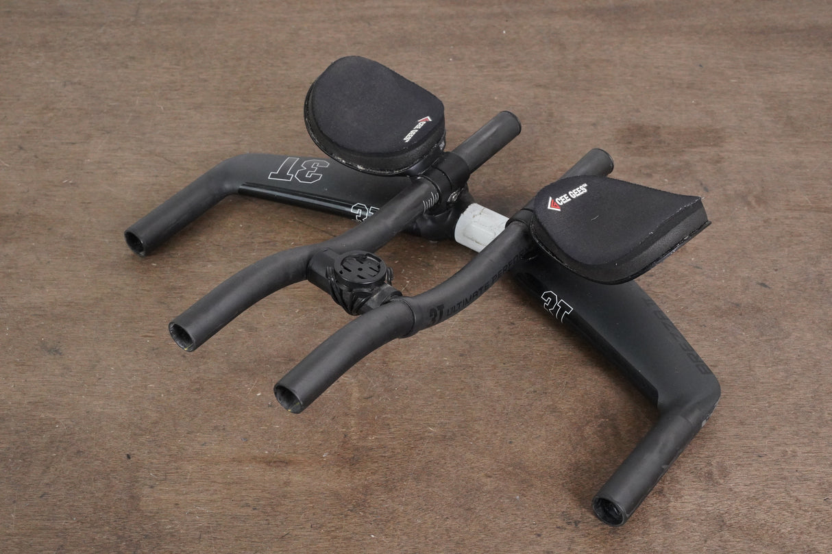 40cm 3T Brezza II Team Carbon Base Bar + Carbon 3T Extensions TT Triathlon Handlebar