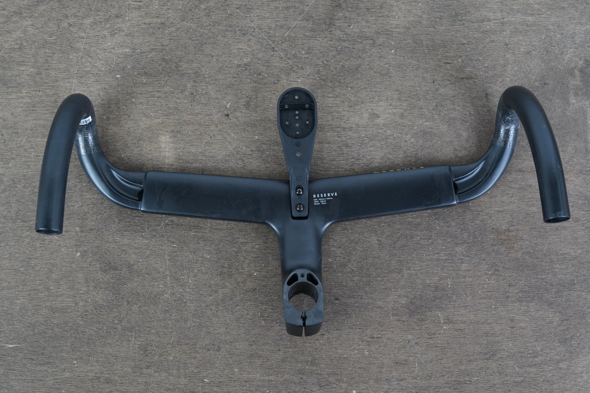 42cm 120mm Reserve RD1 Carbon Compact Road Barstem + Mount 31.8mm