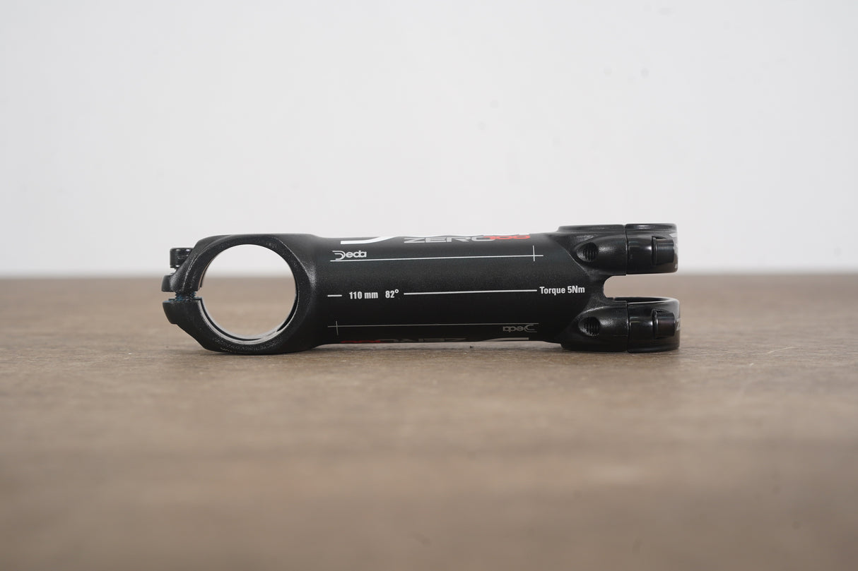 Deda Elementi Zero 100 110mm ±8 Degree Alloy Road Stem 118g 1 1/8" 31.8mm