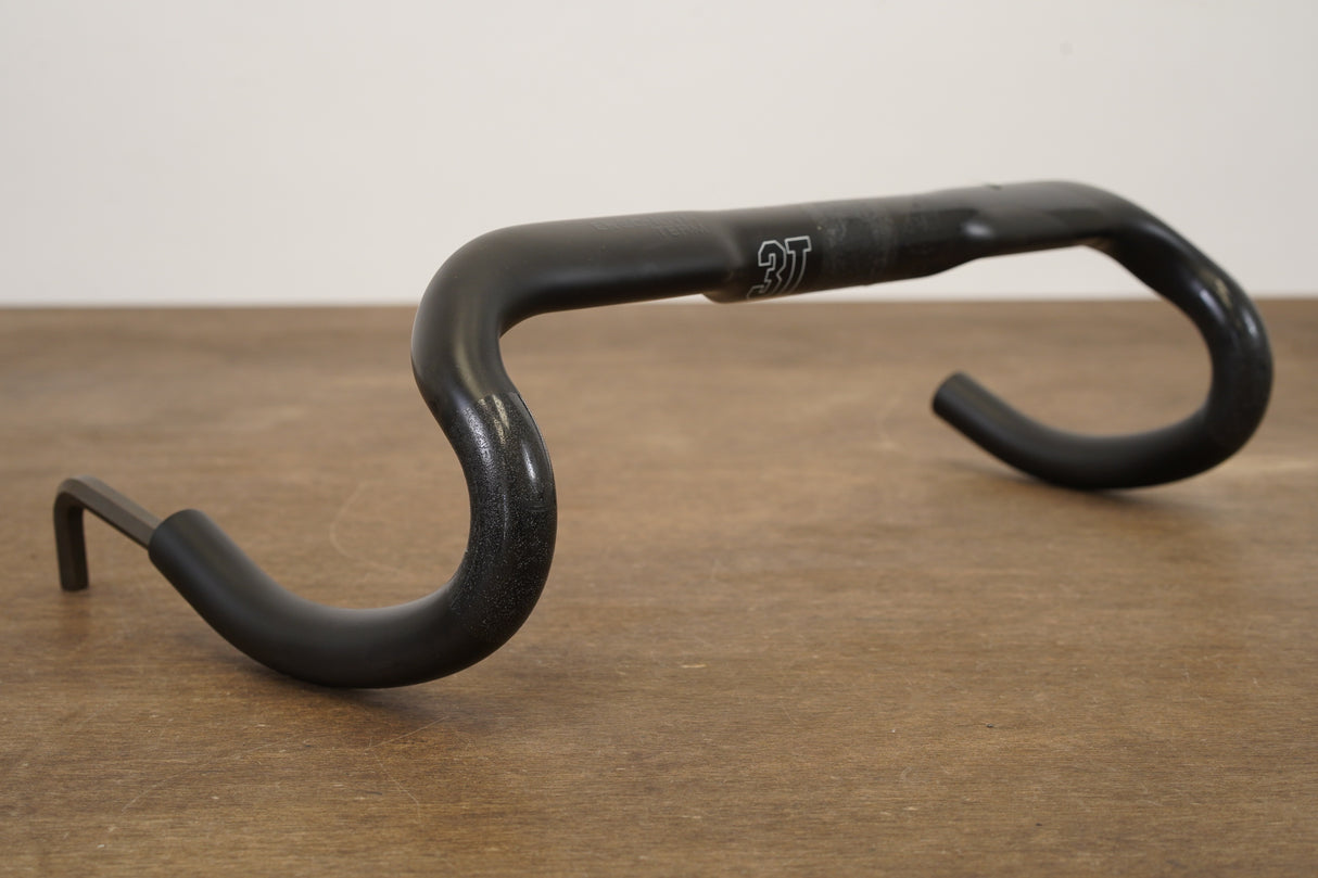 40cm 3T Ergonova Team Stealth Carbon Compact Road Handlebar 31.8mm