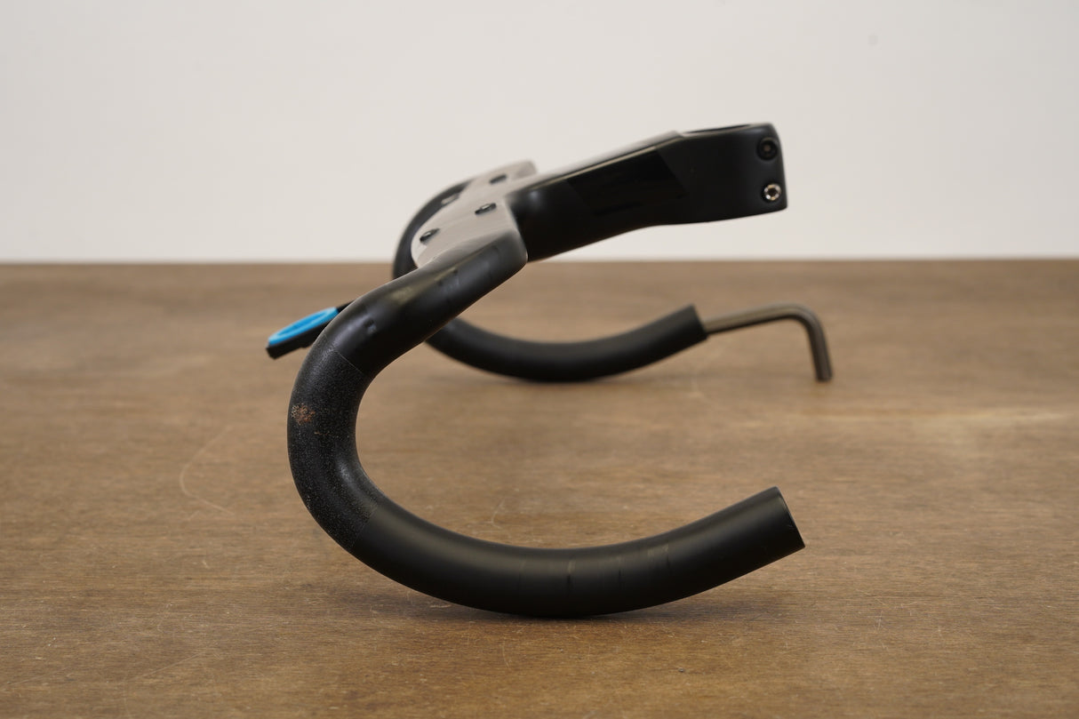 38cm 100mm -6 Degree Black Inc. AB03 Carbon Barstem Handlebar + Mount 1 1/8"