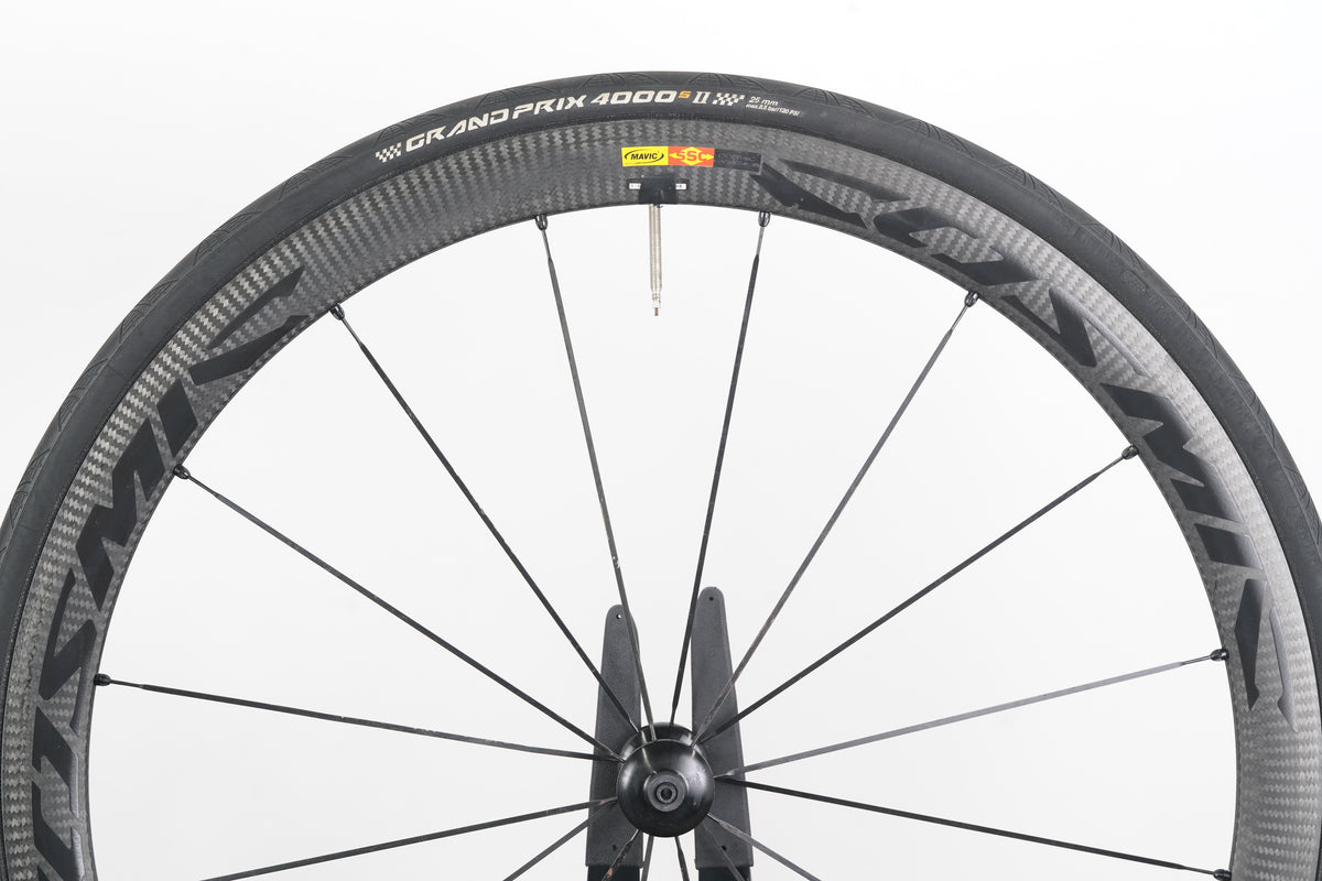 Mavic Cosmic Carbone 40 Carbon Clincher Rim Brake Wheelset 11 Speed