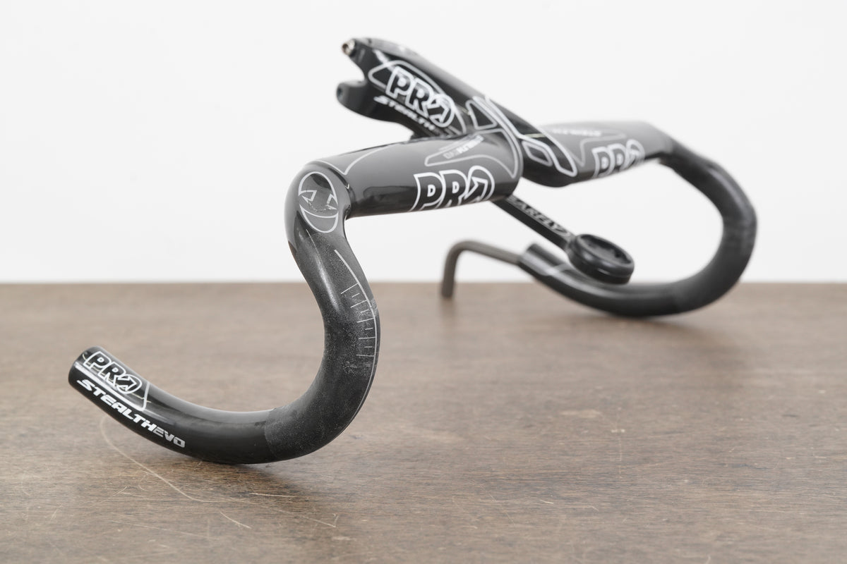 46cm 90mm PRO Stealth EVO Carbon Compact Barstem + Mount 1 1/8"
