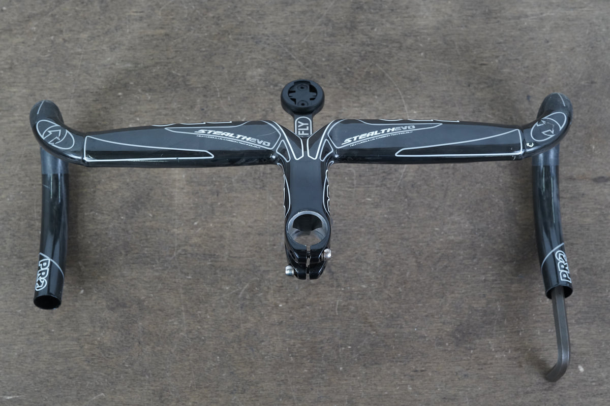 46cm 90mm PRO Stealth EVO Carbon Compact Barstem + Mount 1 1/8"
