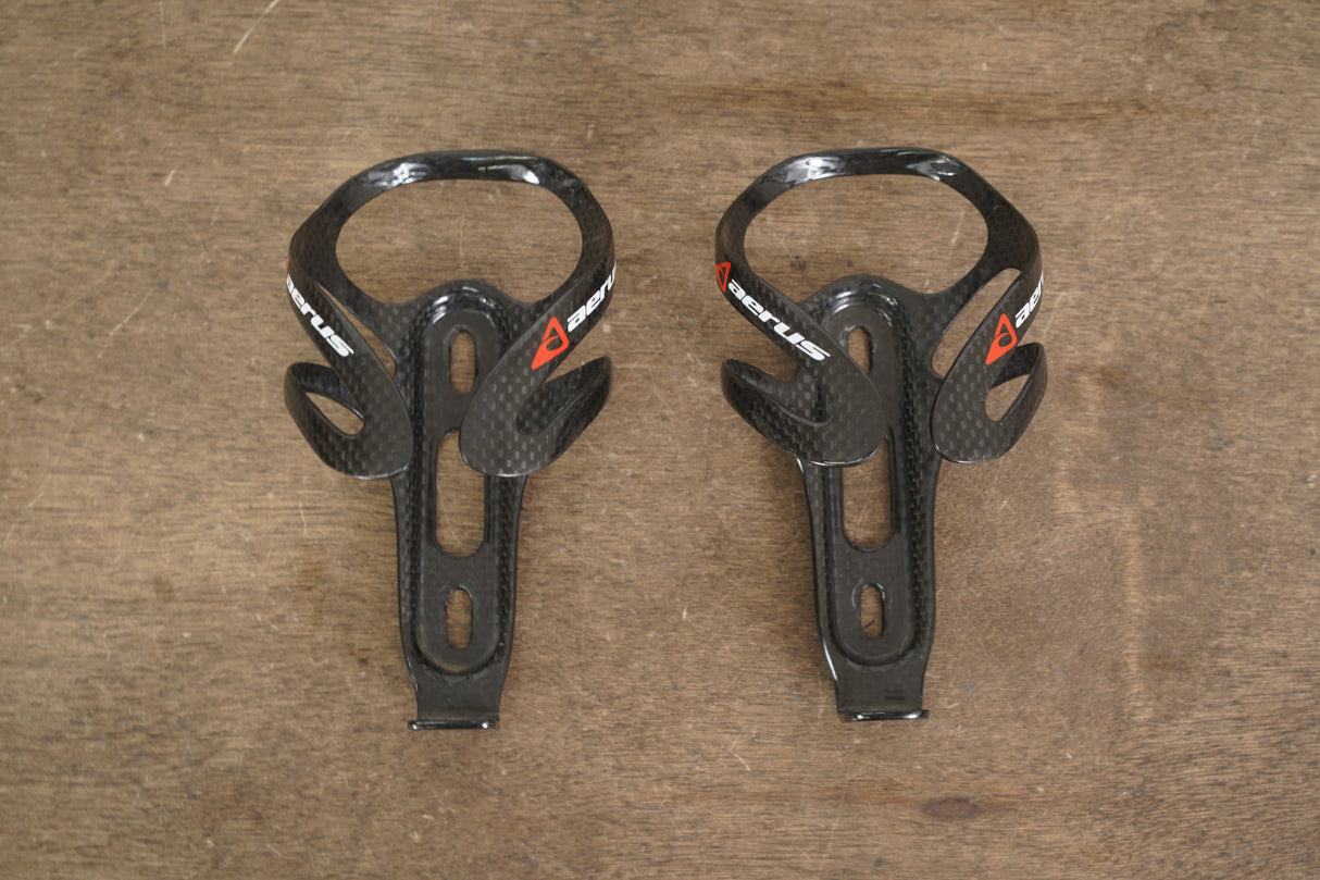 (2) Aerus Carbon Water Bottle Cages 45g