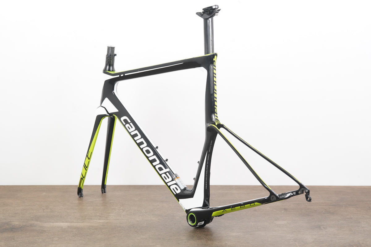 57cm Cannondale Slice Carbon Rim Brake TT Triathlon Frameset
