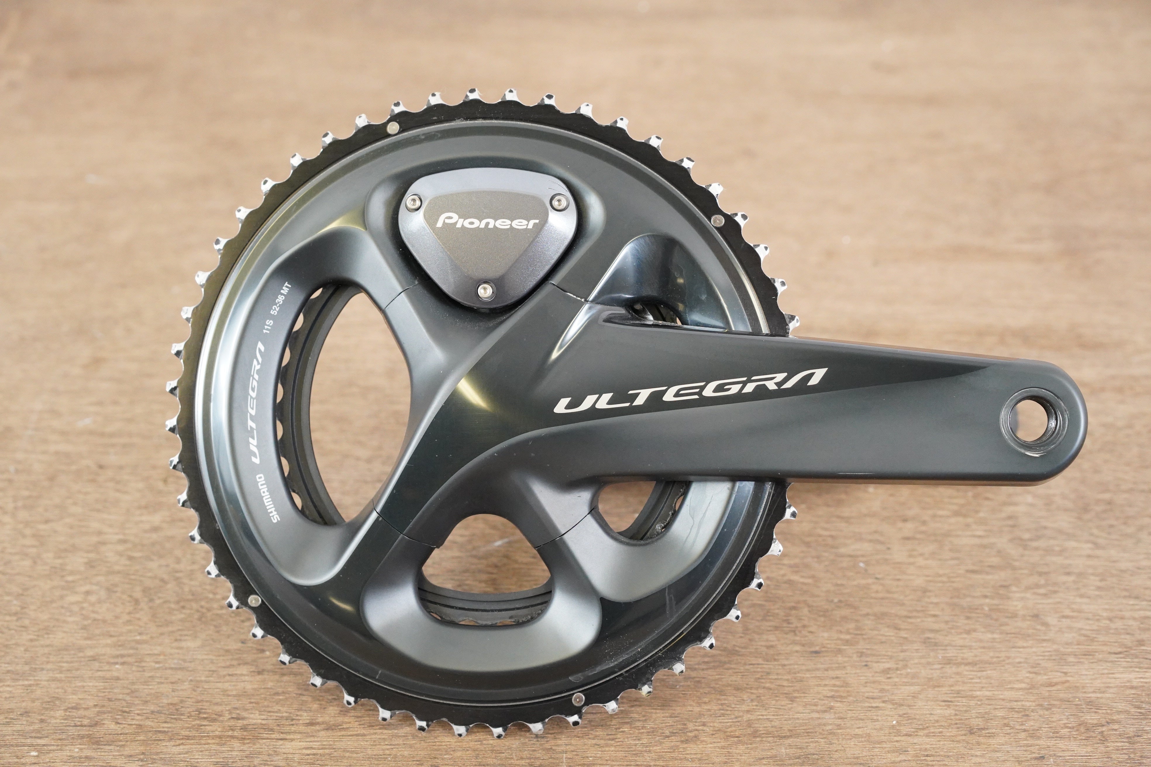 172.5mm 52/36T Shimano Ultegra FC-R8000 Pioneer Dual Power Meter 11 Sp