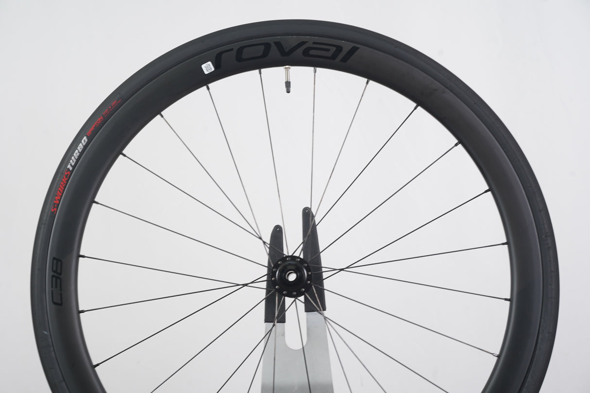 FRONT Roval C38 Carbon Tubeless Clincher Disc Brake Wheel