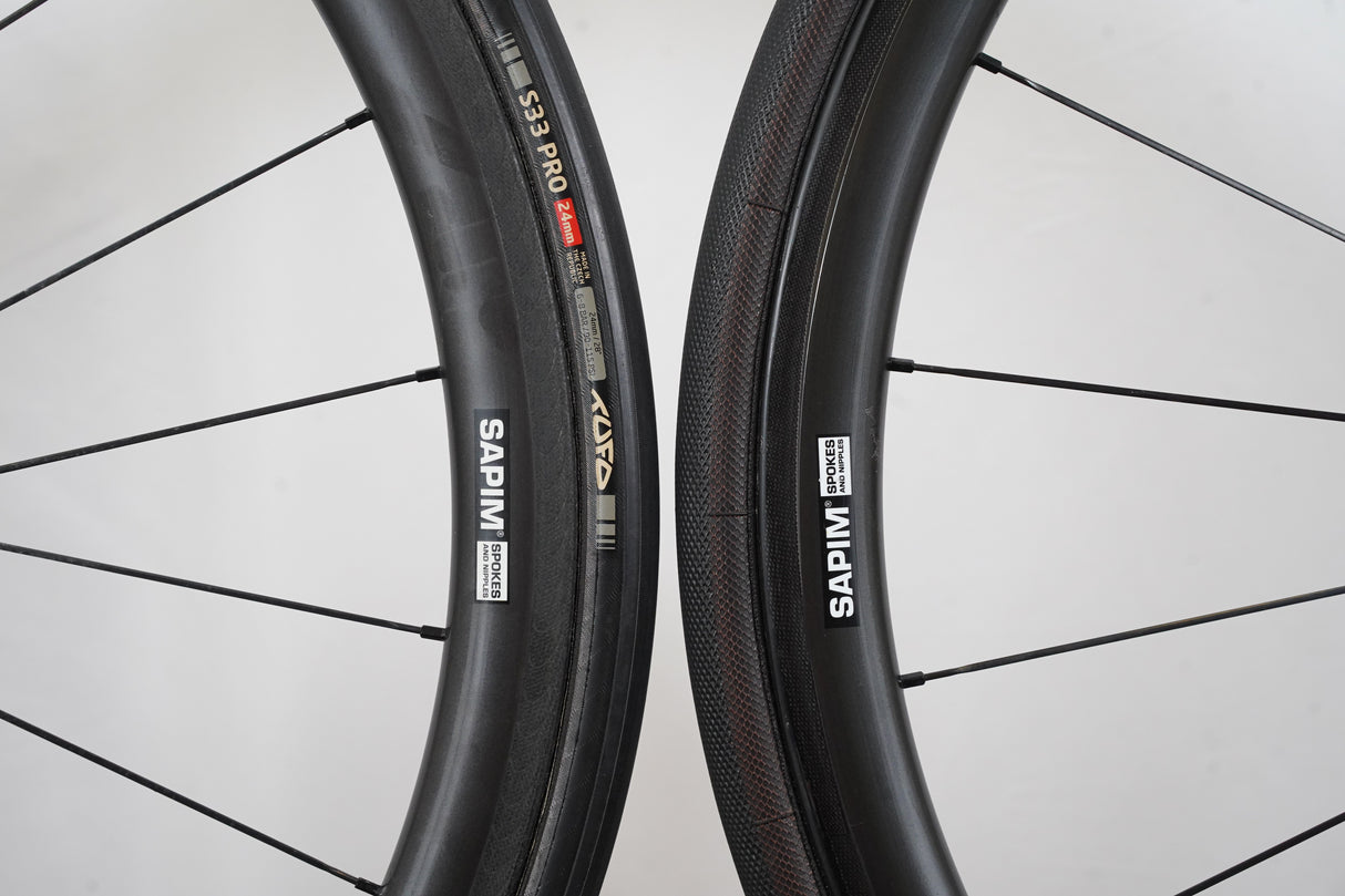 Black Inc. THIRTY 30 Carbon Tubular Rim Brake Wheelset Shimano/SRAM 11 Speed