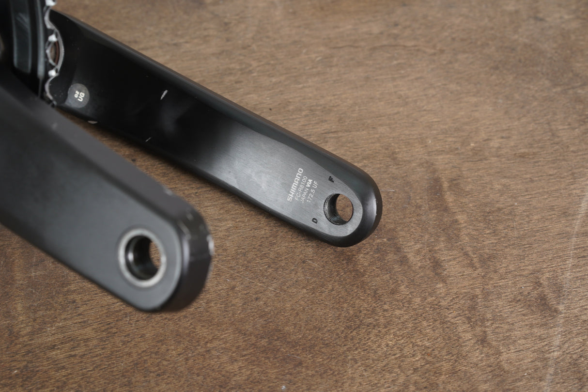 172.5mm 50/34T Shimano Ultegra FC-R8100 12 Speed Crankset 8100