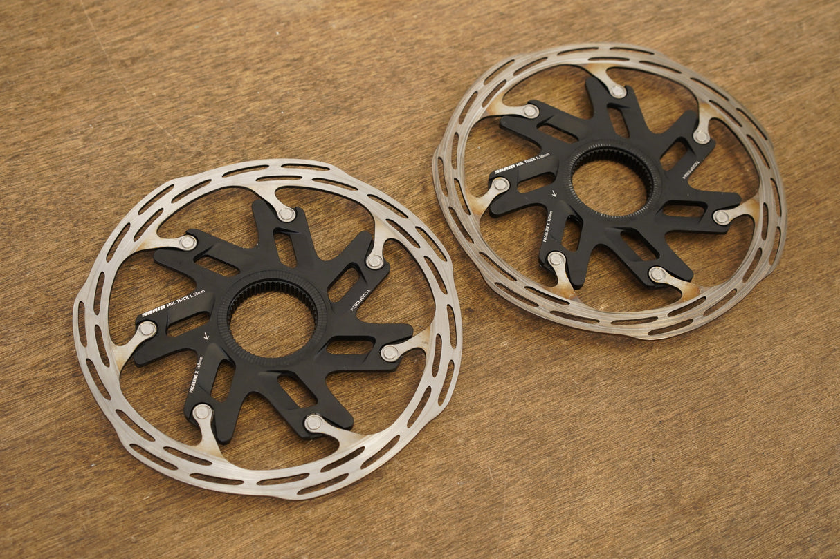 (2) 160mm SRAM PaceLine X Center Lock Disc Brake Rotors