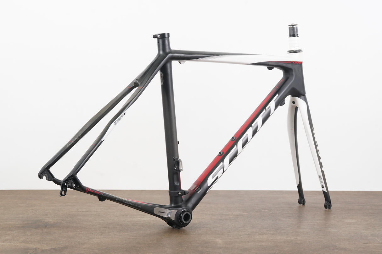 *Damaged* S (Small) Scott CR1 Comp Carbon Rim Brake Frameset