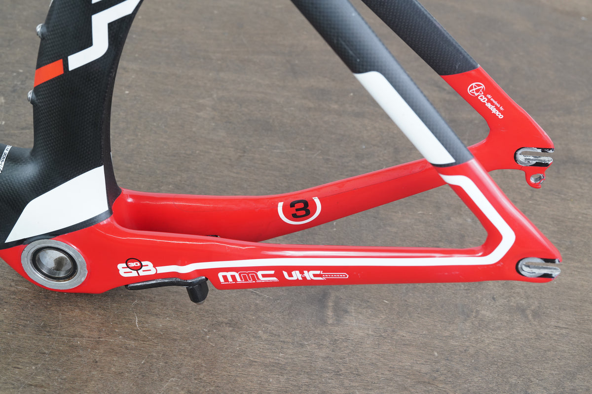58cm Felt DA3 Carbon Aero Rim Brake TT Triathlon Frameset + Stem DA 3